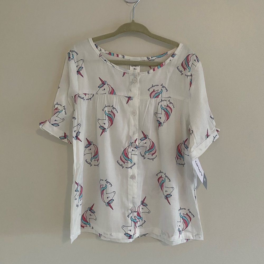 Carter’s Unicorn Blouse.